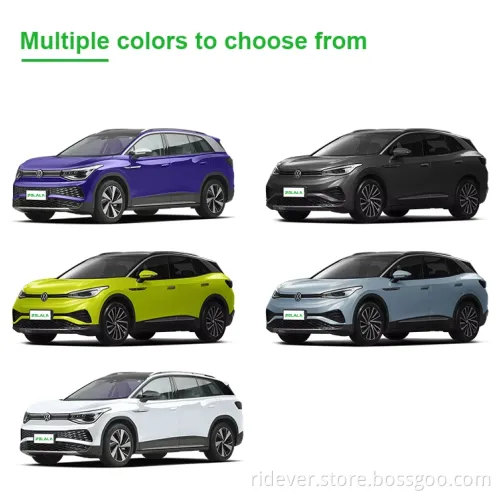Ridever SUV ID6 Crozz Passenger Used VW Electric Car Battery EV Cars Long Range 600km Left Hand Drive New Energy Car 0km Made in China in Stock Electrical